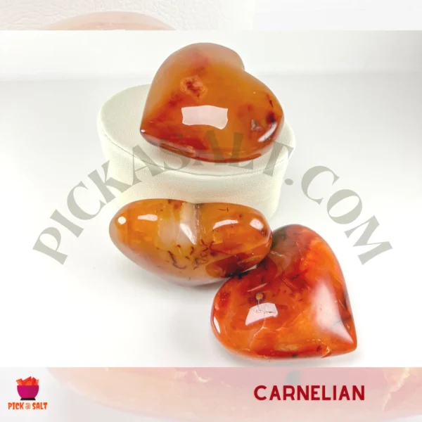 Heart - Carnelian