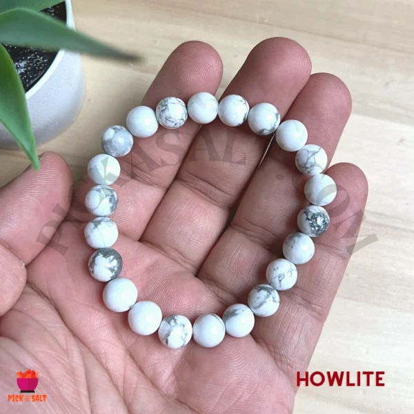 Howlite Beads Bracelet