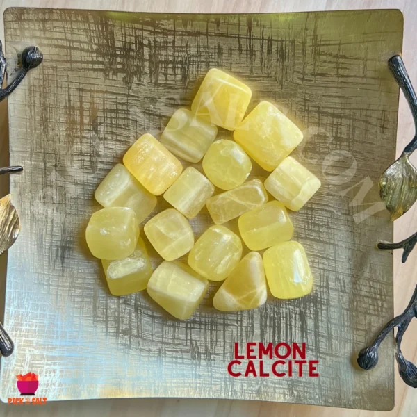Lemon Calcite Tumbled Stones