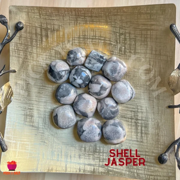 Shell Jasper Tumbled Stones
