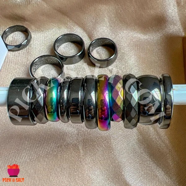 Hematite Rings