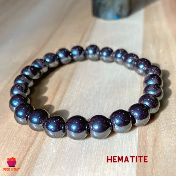 Hematite Bead Bracelet