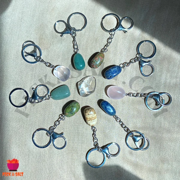 Natural Stone Keychains