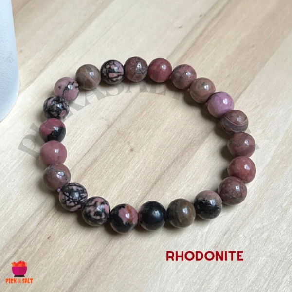 Rhodonite Beads Bracelet