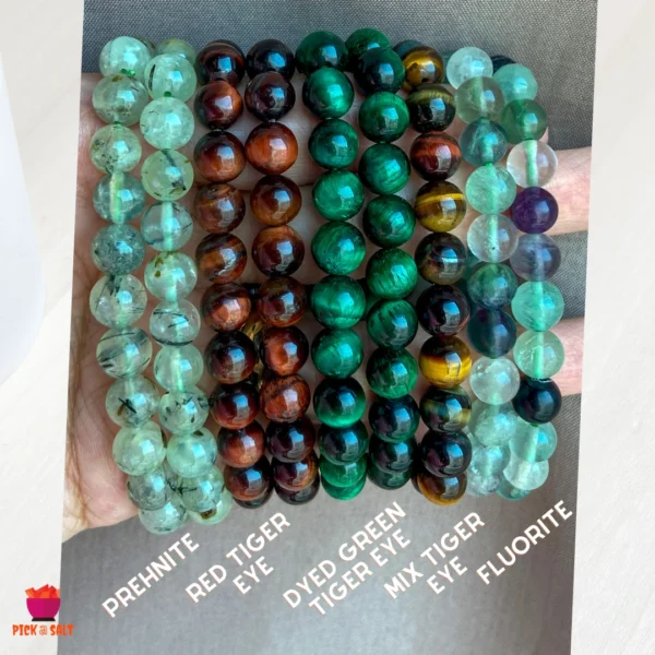 Prehnite Beads Bracelet