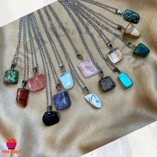 Mix Tumble Stone Pendants