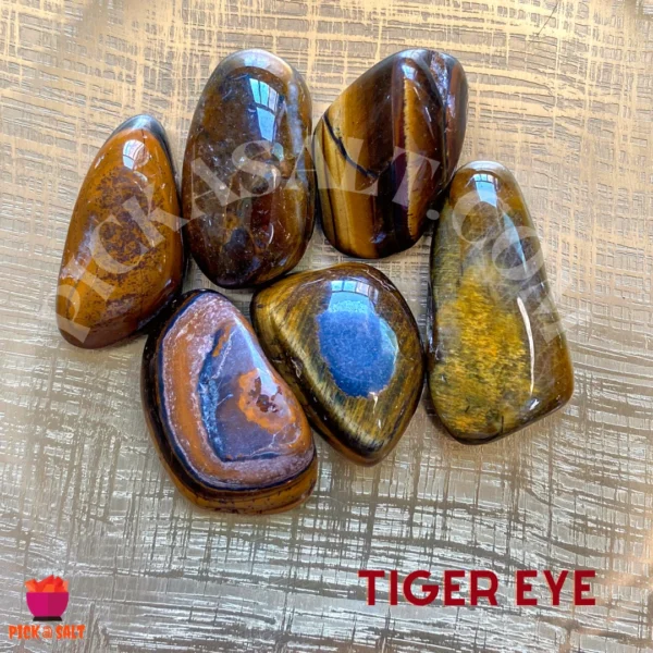 Tiger's Eye Tumbled Stones
