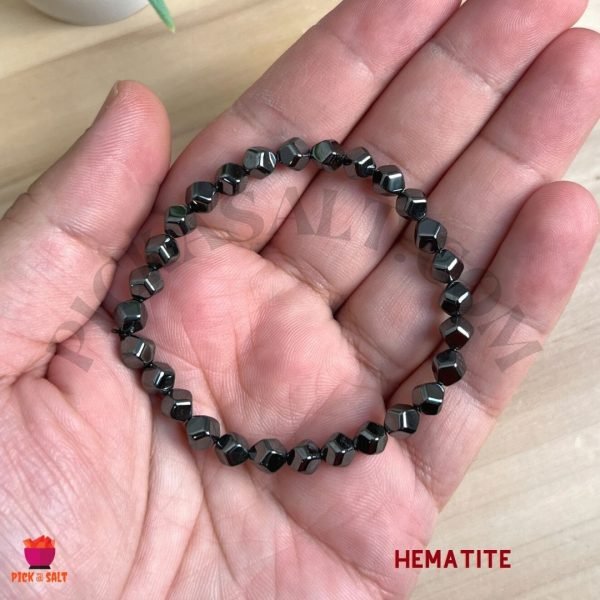 Hematite Faceted Bracelet