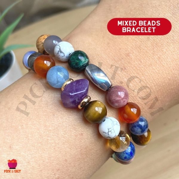 Mixed Beads Natural Stone Bracelet