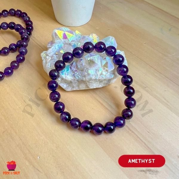 Amethyst Natural Stone Beads Bracelet