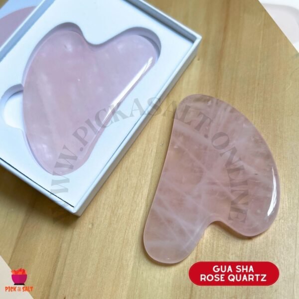 Guasha - Rose Quartz Natural Stone