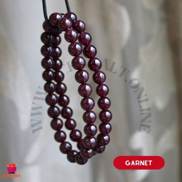 Star Garnet Natural Stone Beads Bracelet